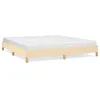 Image de vidaXL Cadre de lit CrÃ¨me 180 x 200 cm Tissu