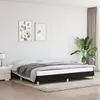 Image de vidaXL Cadre de lit sans matelas noir 200x200 cm tissu