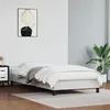 Image de vidaXL Cadre de lit Blanc 90x200 cm Similicuir