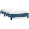 Image de vidaXL Cadre de lit Bleu foncÃ© 90x190 cm Velours