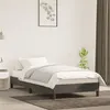 Image de vidaXL Cadre de lit sans matelas gris foncé 90x200 cm velours