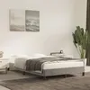 Image de vidaXL Cadre de lit Gris clair 120x200 cm Velours