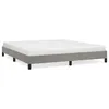 Image de vidaXL Cadre de lit Gris clair 160x200 cm Velours