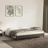 Image de vidaXL Cadre de lit sans matelas gris foncé 160x200 cm velours346983
