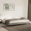 Image de vidaXL Cadre de lit sans matelas gris clair 200x200 cm velours