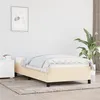 Image de vidaXL Cadre de lit sans matelas crème 80x200 cm tissu347023
