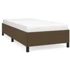 Image de vidaXL Cadre de lit Marron foncÃ© 90x190 cm Tissu