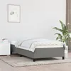 Image de vidaXL Cadre de lit sans matelas gris foncé 90x200 cm tissu347035