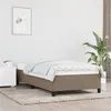 Image de vidaXL Cadre de lit sans matelas taupe 90x200 cm tissu