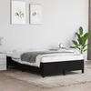 Image de vidaXL Cadre de lit Noir 120x200 cm Tissu