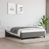 Image de vidaXL Cadre de lit sans matelas gris foncé 140x190 cm tissu347059