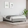 Image de vidaXL Cadre de lit Gris clair 140x200 cm Tissu