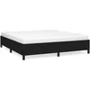 Image de vidaXL Vidaxl Cadre De Lit Noir 180 X 200 Cm Tissu