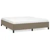 Image de vidaXL Cadre de lit Taupe 180x200 cm Tissu