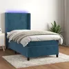 Image de vidaXL Cadre de lit Gris foncÃ© 200 x 200 cm Tissu