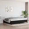 Image de vidaXL Cadre de Lit Noir 200x200 cm Tissu
