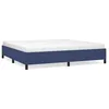 Image de vidaXL Cadre de lit Bleu 200x200 cm Tissu