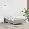 Image de vidaXL Cadre de lit sans matelas gris clair 80x200 cm tissu