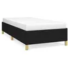 Image de vidaXL Cadre de lit Noir 80x200 cm Tissu