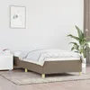 Image de vidaXL Cadre de lit Taupe 80x200 cm Tissu