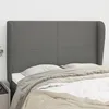 Image de vidaXL Cadre de lit Marron foncÃ© 90x190 cm Tissu