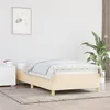 Image de vidaXL Cadre de lit sans matelas crème 90x190 cm tissu347130