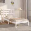 Image de vidaXL Cadre de lit Taupe 120x200 cm Tissu
