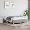 Image de vidaXL Cadre de lit sans matelas gris clair 140x190 cm tissu347157