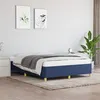 Image de vidaXL Cadre de lit sans matelas bleu 140x190 cm tissu