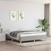 Image de vidaXL Cadre de lit Gris clair 160x200 cm Tissu