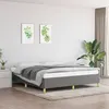 Image de vidaXL Cadre de lit sans matelas gris foncé 180x200 cm tissu347182
