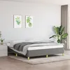 Image de vidaXL Cadre de lit sans matelas gris foncÃ© 180x200 cm tissu