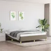 Image de vidaXL Cadre de lit sans matelas taupe 180x200 cm tissu347185
