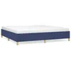 Image de vidaXL Cadre de lit Bleu 200x200 cm Tissu