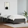 Image de vidaXL Cadre de lit Gris 80x200 cm Similicuir