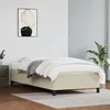 Image de vidaXL Cadre de lit Crème 90x190 cm Similicuir
