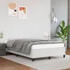 Image de vidaXL Cadre de lit Blanc 120x200 cm Similicuir