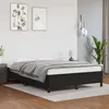 Image de vidaXL Cadre de lit sans matelas noir 140x190 cm similicuir347245