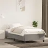 Image de vidaXL Cadre de lit sans matelas gris clair 80x200 cm velours
