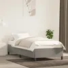 Image de vidaXL Cadre de lit Gris clair 90x190 cm Velours