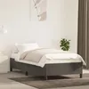 Image de vidaXL Cadre de lit sans matelas gris foncé 90x190 cm velours347295