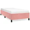 Image de vidaXL Cadre de lit Rose 100x200 cm Velours