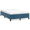 Image de vidaXL Cadre de lit Bleu foncÃ© 120x200 cm Velours