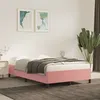 Image de vidaXL Cadre de lit Rose 120x200 cm Velours
