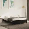Image de vidaXL Cadre de lit sans matelas noir 140x200 cm velours347326