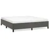 Image de vidaXL Cadre de lit Gris foncÃ© 160 x 200 cm Velours