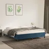 Image de vidaXL Cadre de lit sans matelas bleu foncÃ© 160x200 cm velours