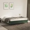 Image de vidaXL Cadre de lit Vert foncé 180x200 cm Velours