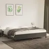 Image de vidaXL Cadre de lit Gris foncé 200 x 200 cm Velours