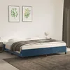 Image de vidaXL Cadre de lit sans matelas bleu foncé 200x200 cm velours347346